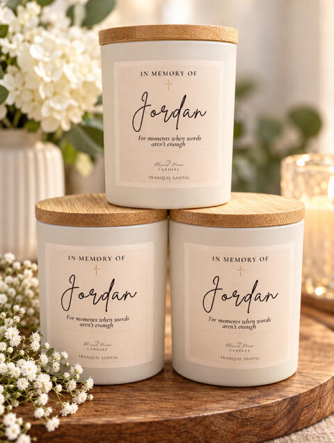 What begins in stillness—reading, reflecting, and seeking Him—becomes something you can feel. Each Blessed Home Candle is thoughtfully hand-poured with clean, high-end ingredients to bring a sense of calm, clarity, and sacred warmth into your everyday mome